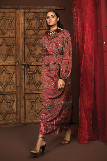 Wscjap21304 Red Khaadi Western 2021